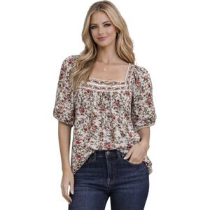 041 Max Studio $128 Boho Top